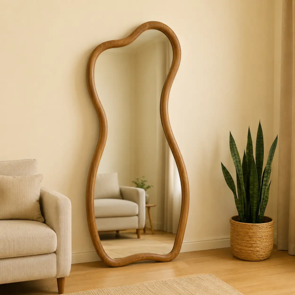 Bonny Mirror - 60 cm × 160 cm, Brown