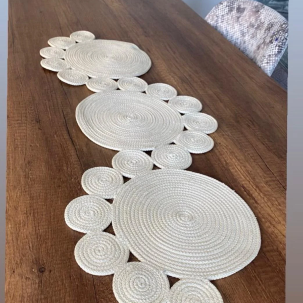 Luno Table Runner VL-WI-780591 - White