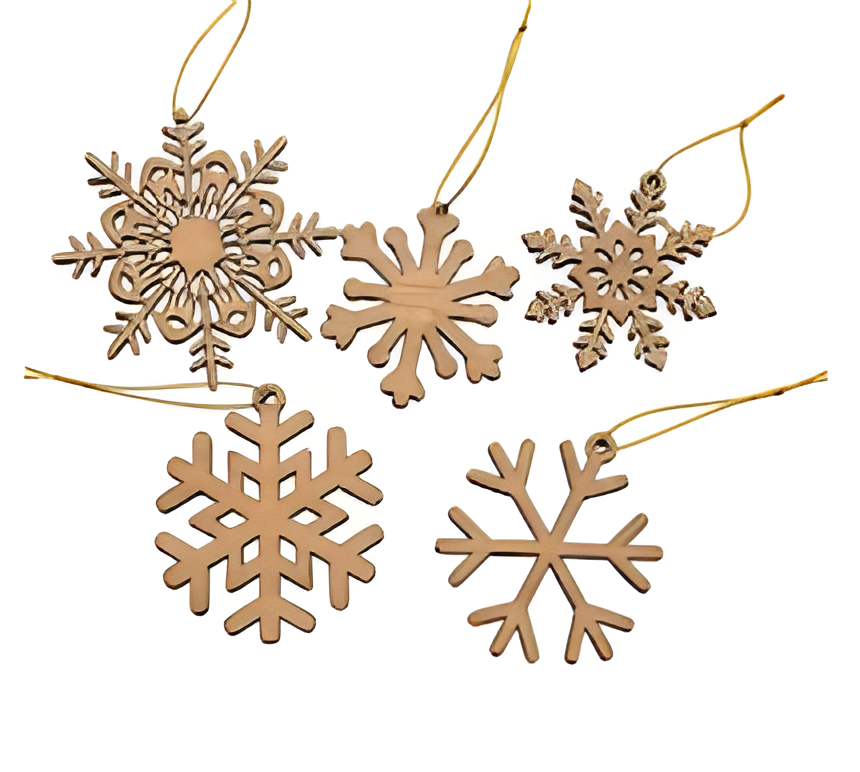 Snowflake Christmas Tree Ornament Set