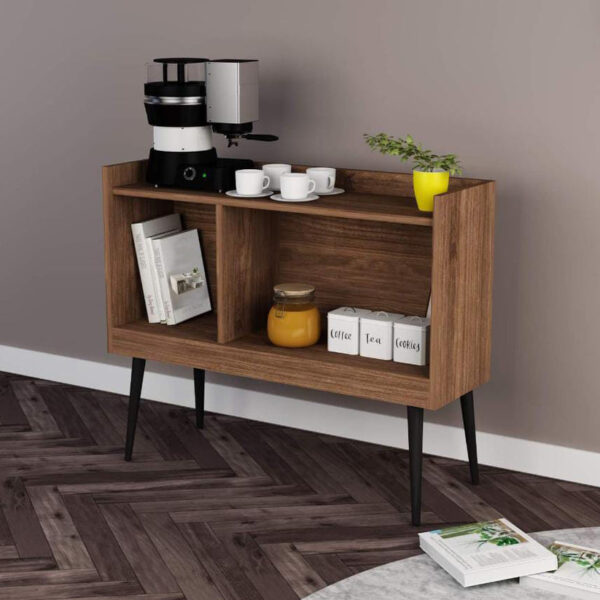 Modern Coffee Corner Unit - Brown
