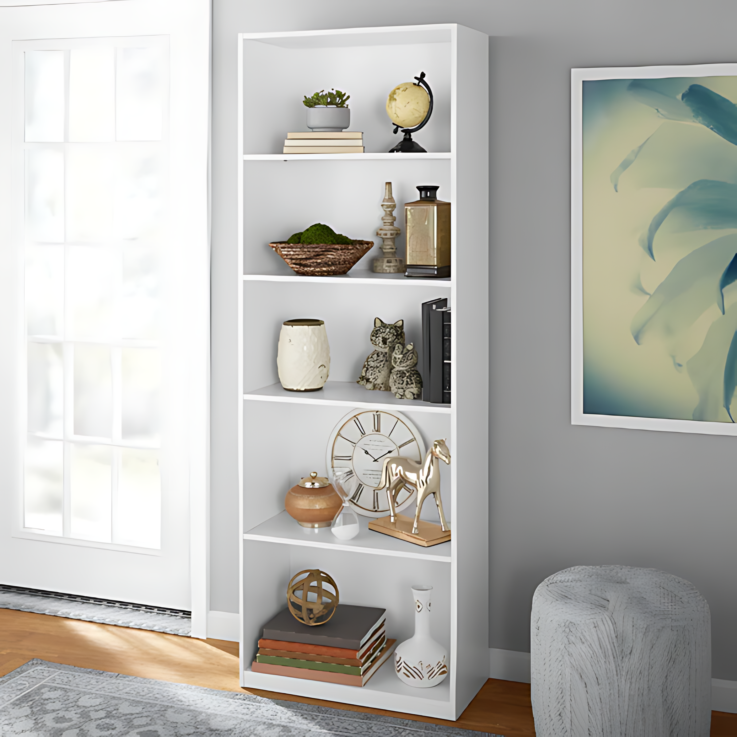 MDF wooden bookcase