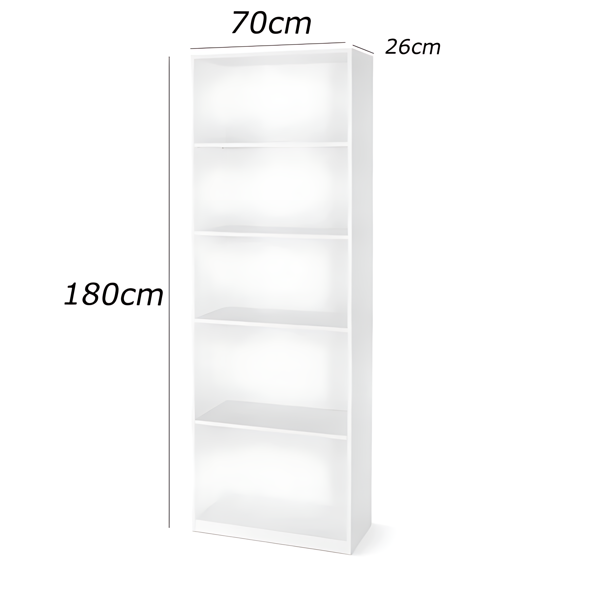 MDF wooden bookcase - Image 2