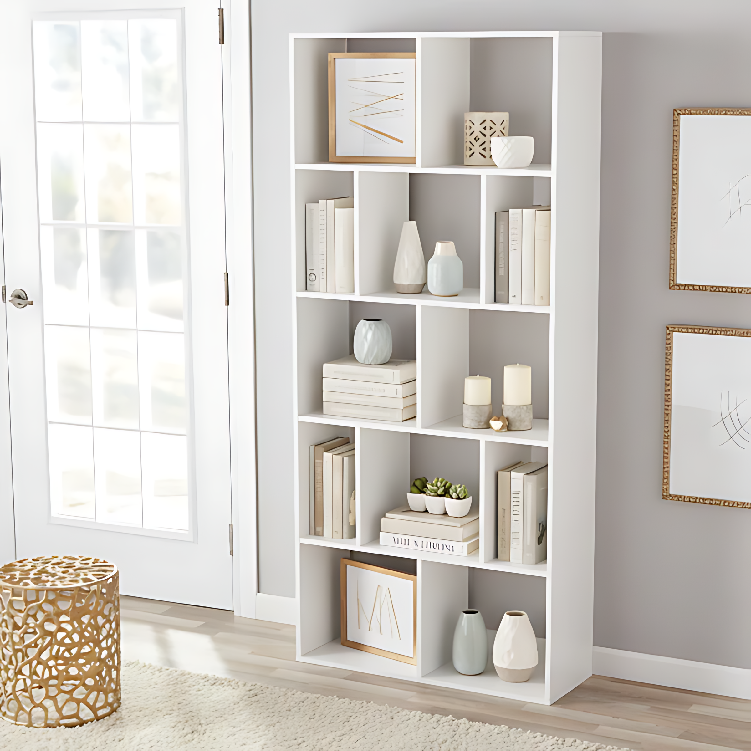 MDF wooden bookcase