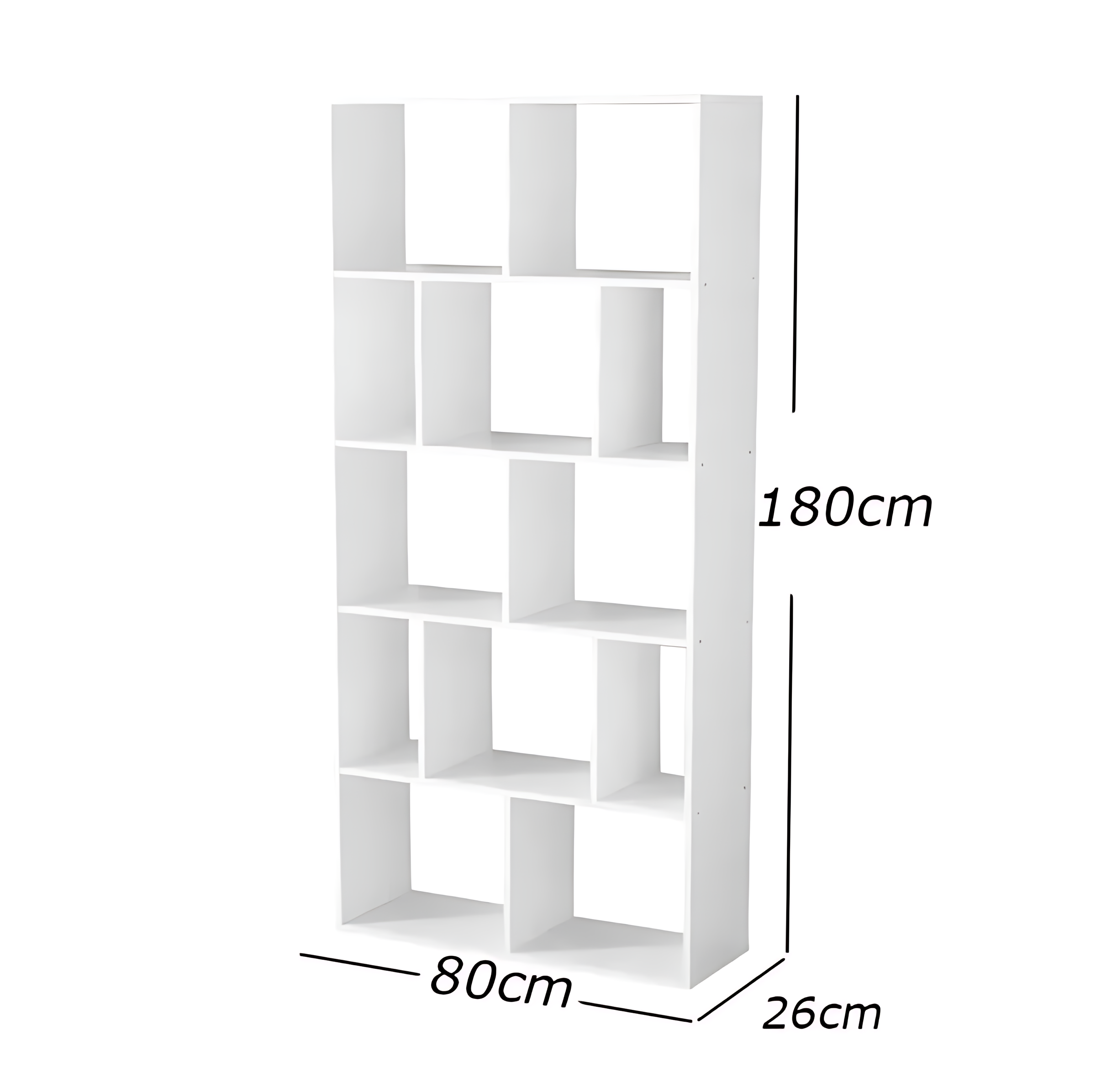 MDF wooden bookcase - Image 2