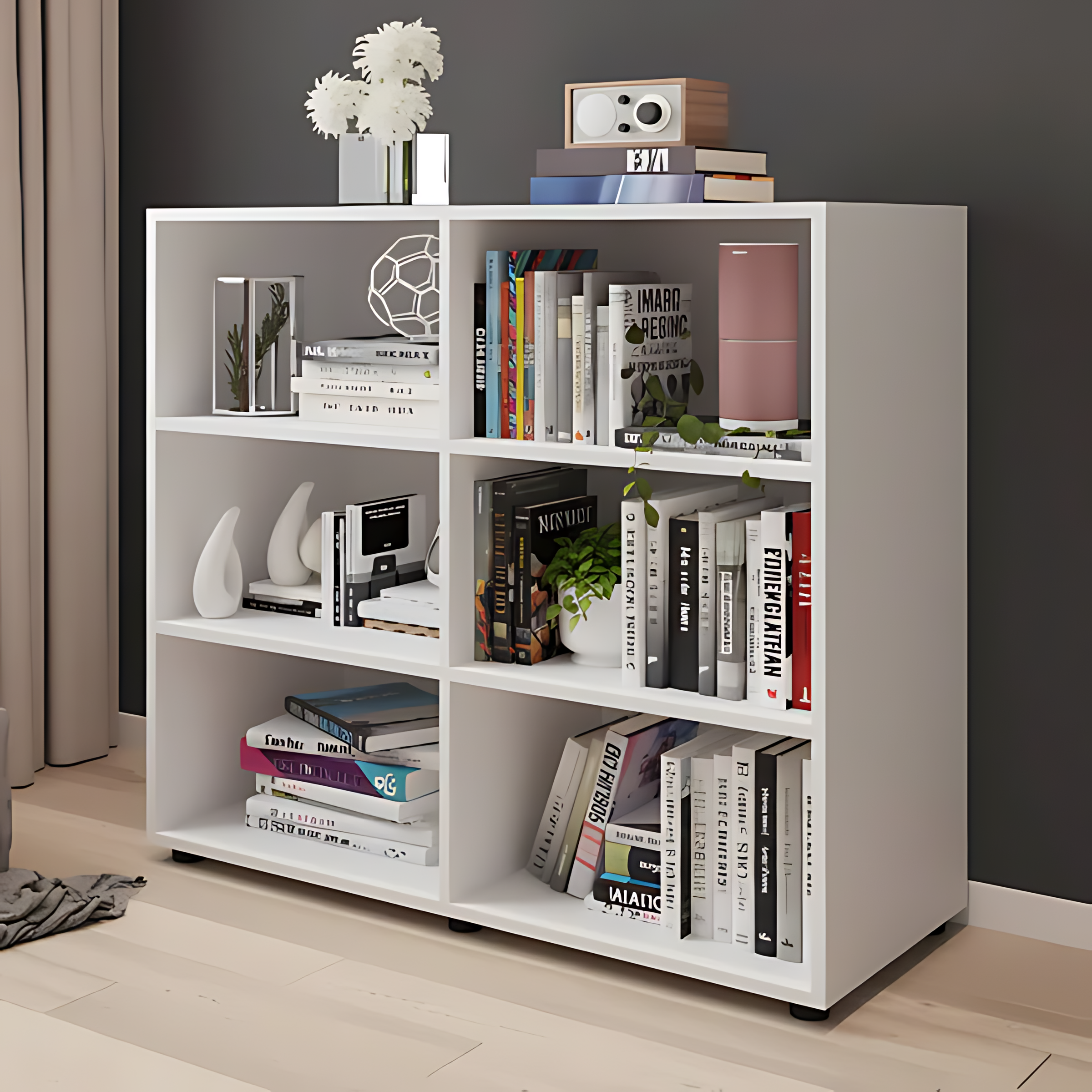 MDF wooden bookcase