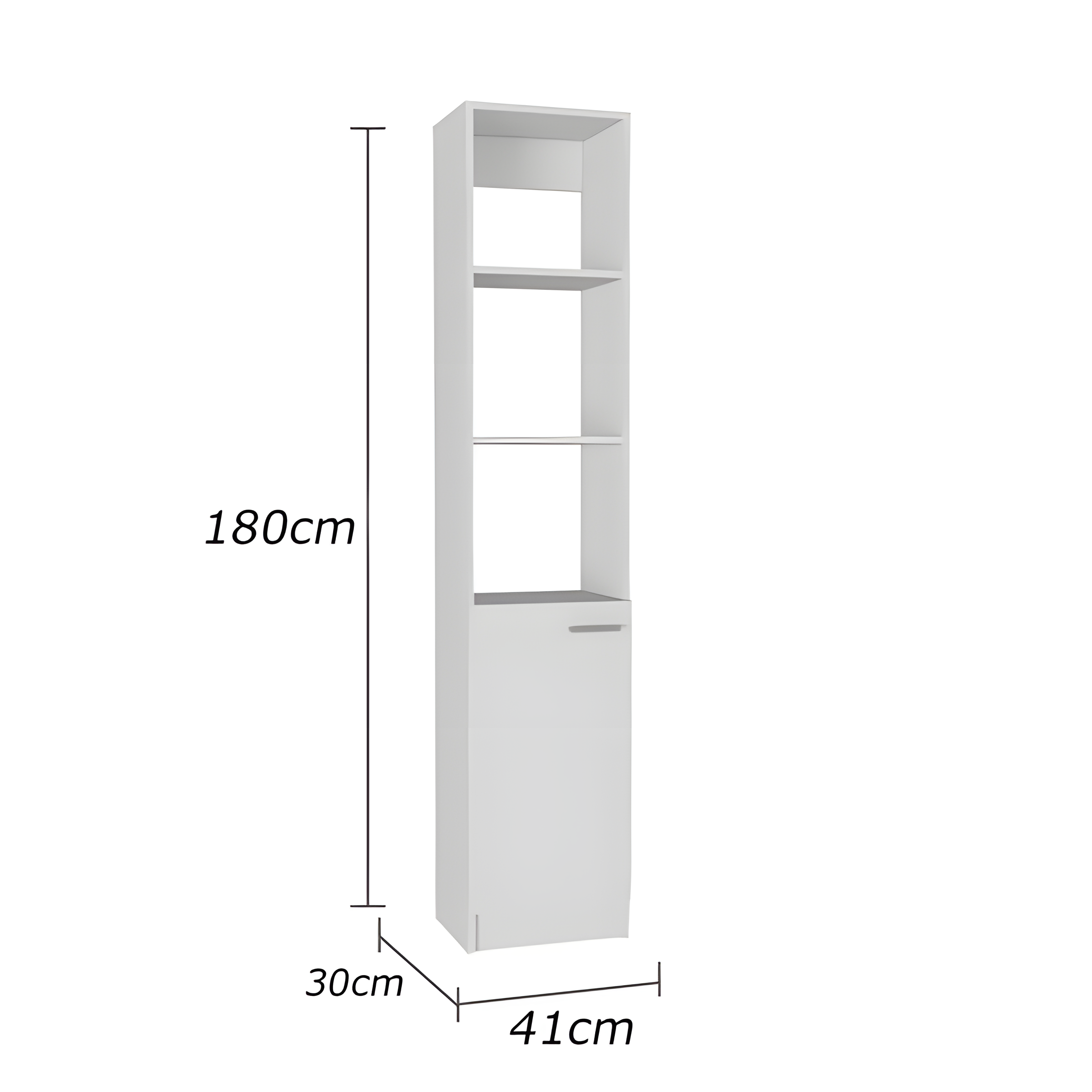 Bathroom unit, 1 door, MDF wood - Image 3