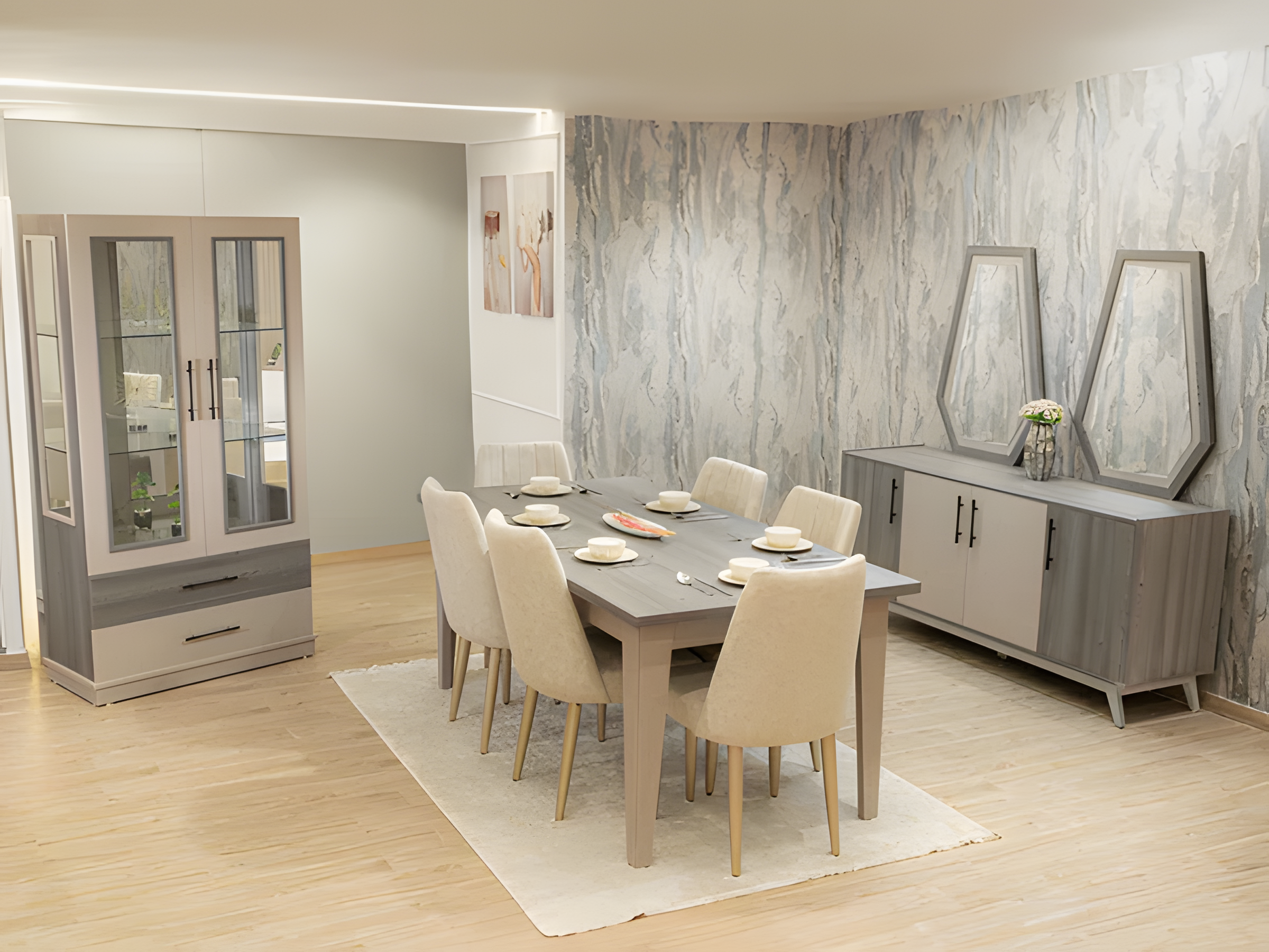 Venus 9-piece dining room set