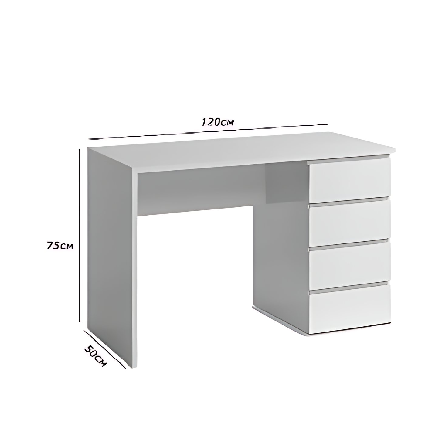 MDF wood desk - Image 2