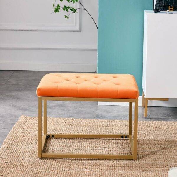 Pouf Bench - Orange