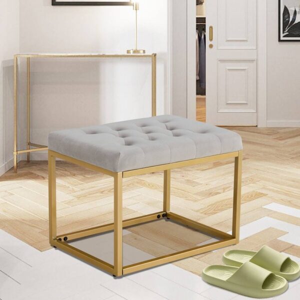 Pouf Bench - Gray