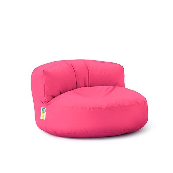 Bean Bag - Pink, Width:100 cm Height:55 cm Depth:35 cm