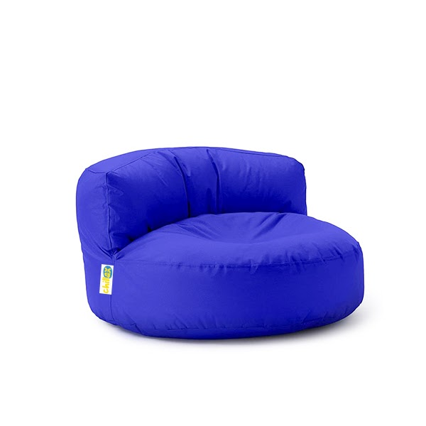 Bean Bag - Blue, Width:100 cm Height:55 cm Depth:35 cm