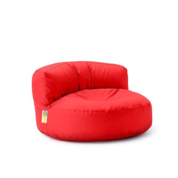 Bean Bag - red, Width:100 cm Height:55 cm Depth:35 cm