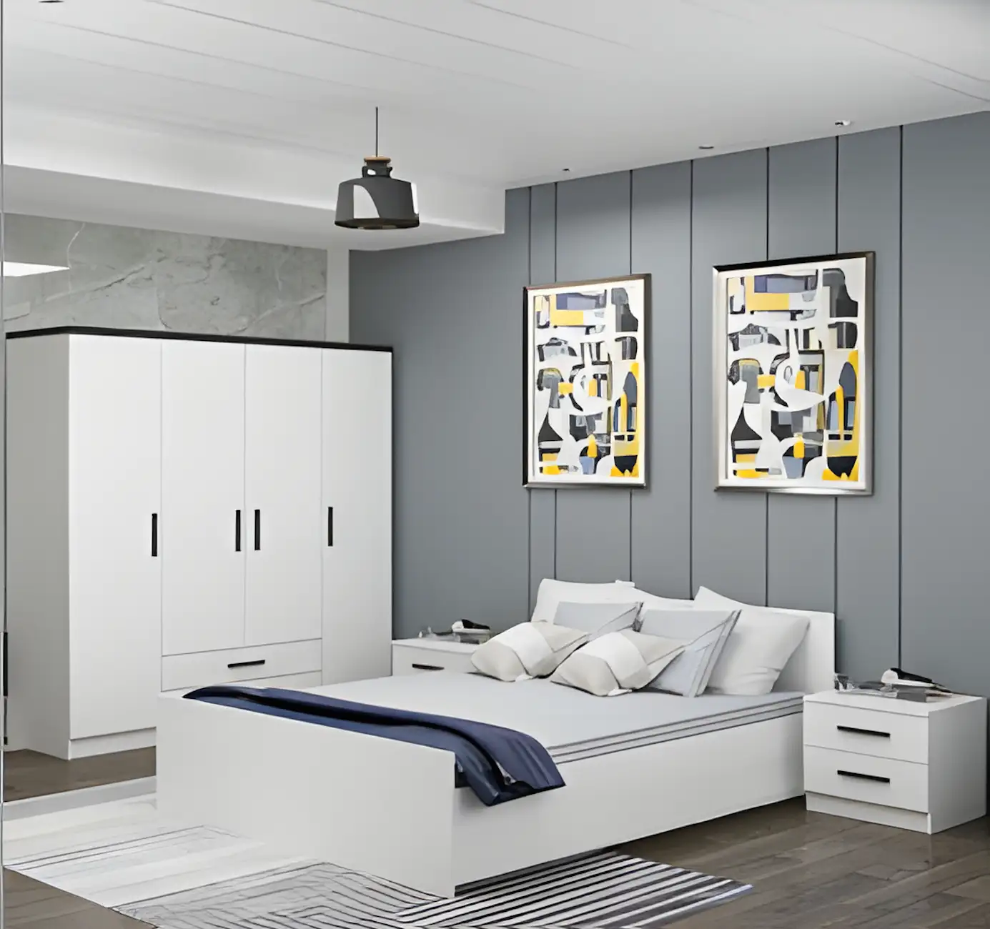Bedroom Set - 4 Pieces