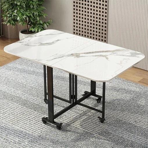 Modern Adjustable Lift-Top Table - White