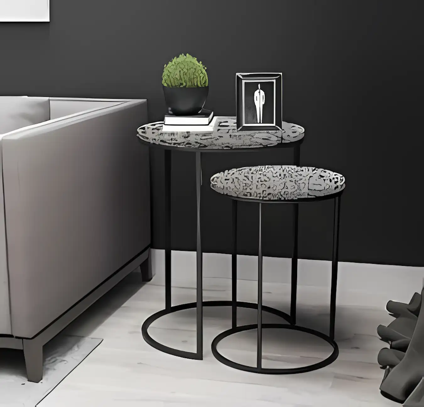 Side Table -Black