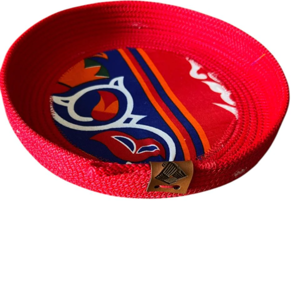 Ruvia Woven Plate VL-WI-780603 - 20 × 5 cm, red
