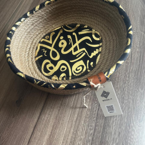 Ruvian Woven Plate  VL-WI-780533 - Beige & Black