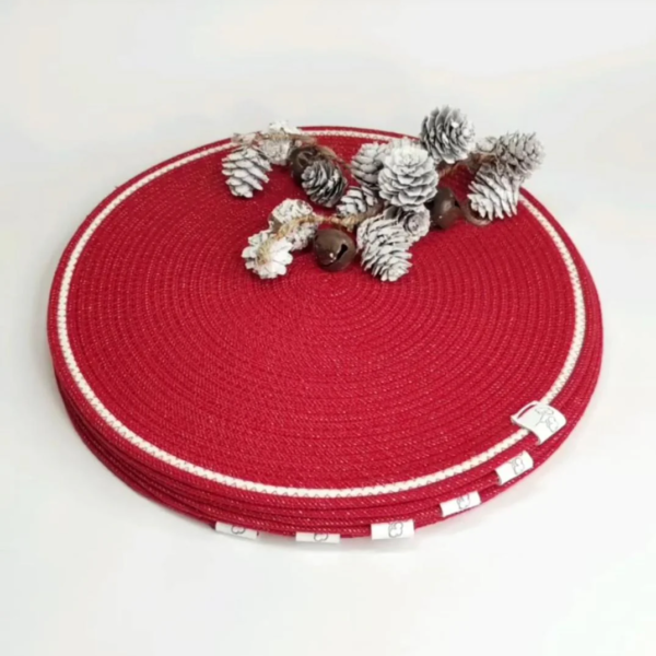 Ravoa Placemat - 35 cm., red