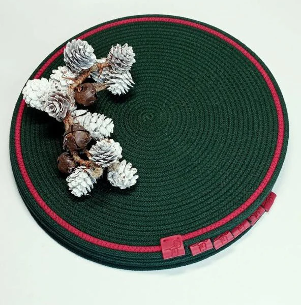 Ravoa Placemat VL-WI-780556 - 35 cm., Green