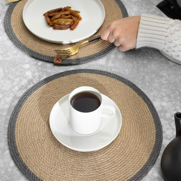 Rava Placemat VL-WI-780562 - Beige & Gray