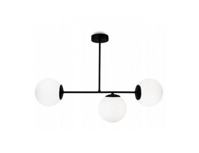 Contemporary 3-Light Linear Chandelier - Image 3