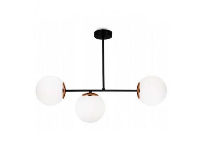 Contemporary 3-Light Linear Chandelier