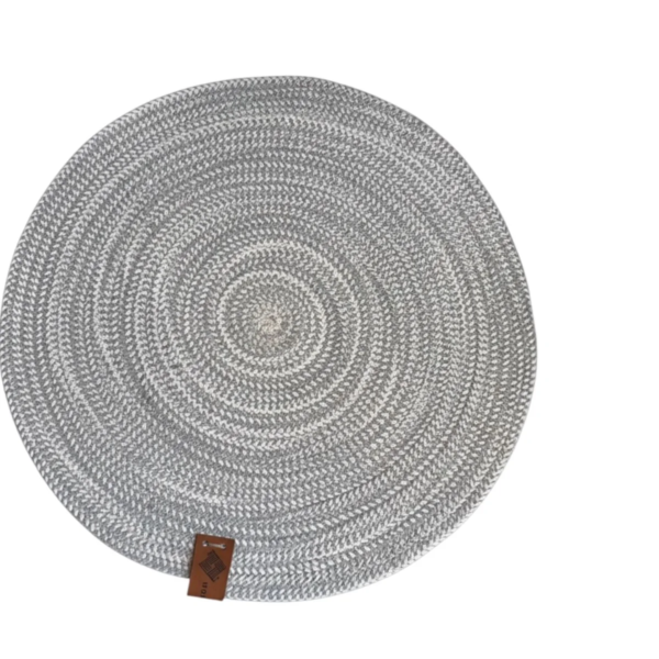 Luna Round Placemat VL-WI-780541 - 35 cm., Grey