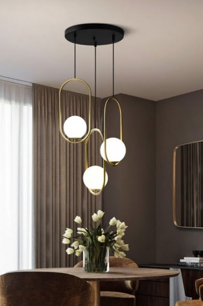 Deluxe 3-Light Fusion Chandelier