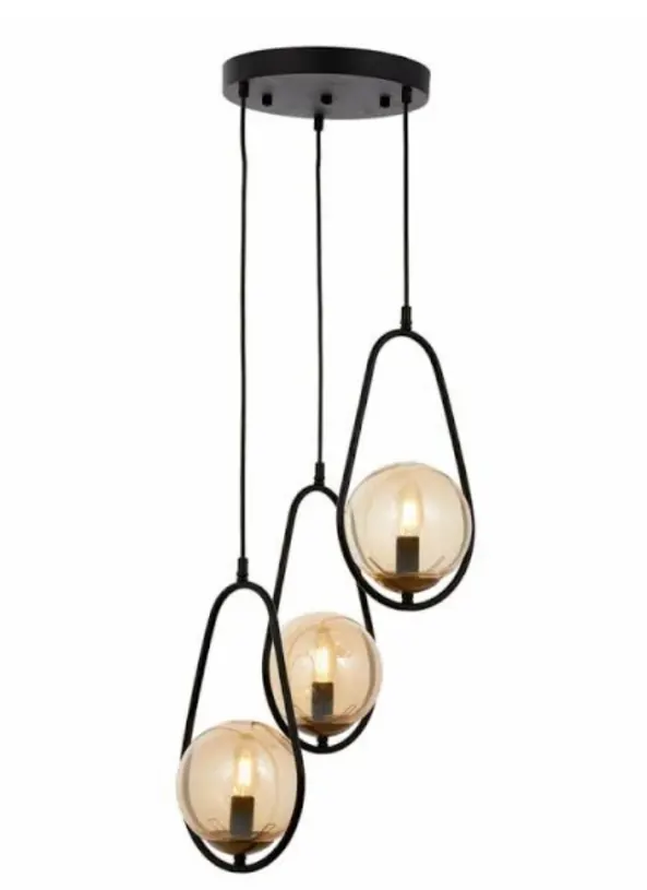 Contemporary 3-Light Chandelier