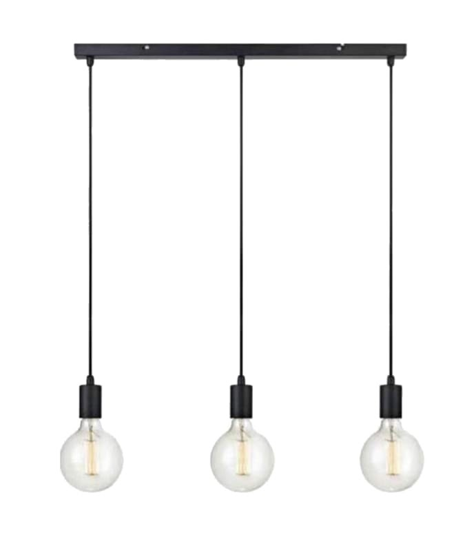Contemporary 3-Light Linear Chandelier
