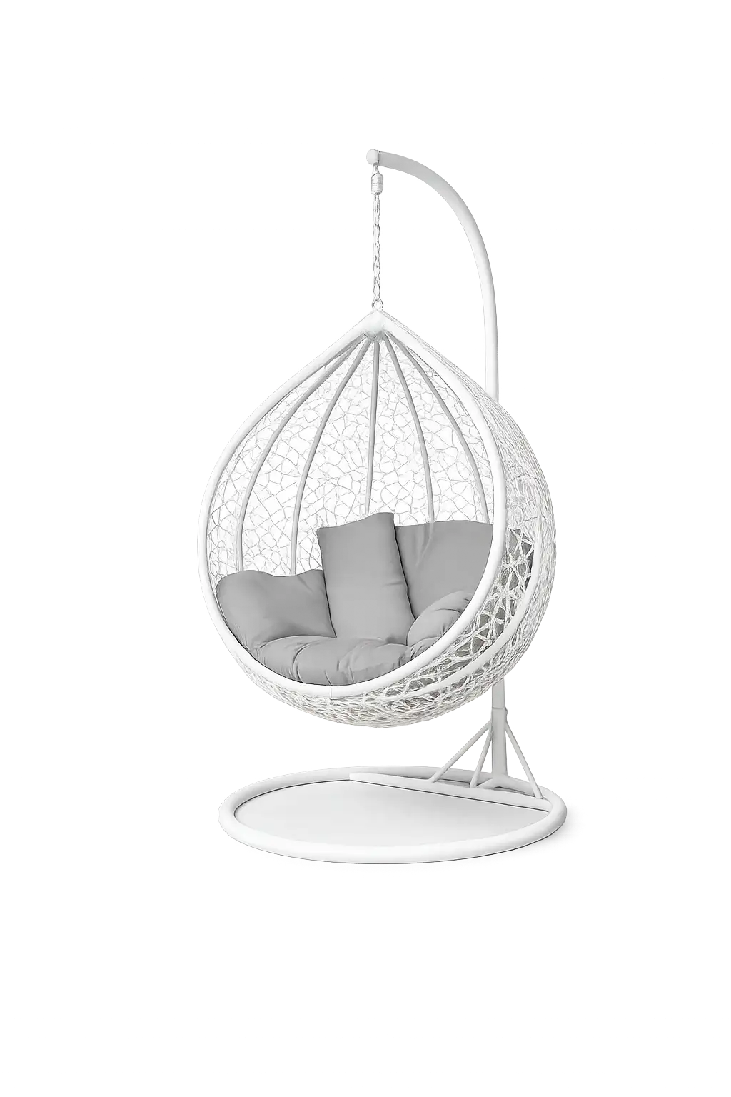 White Single Hanging Chair