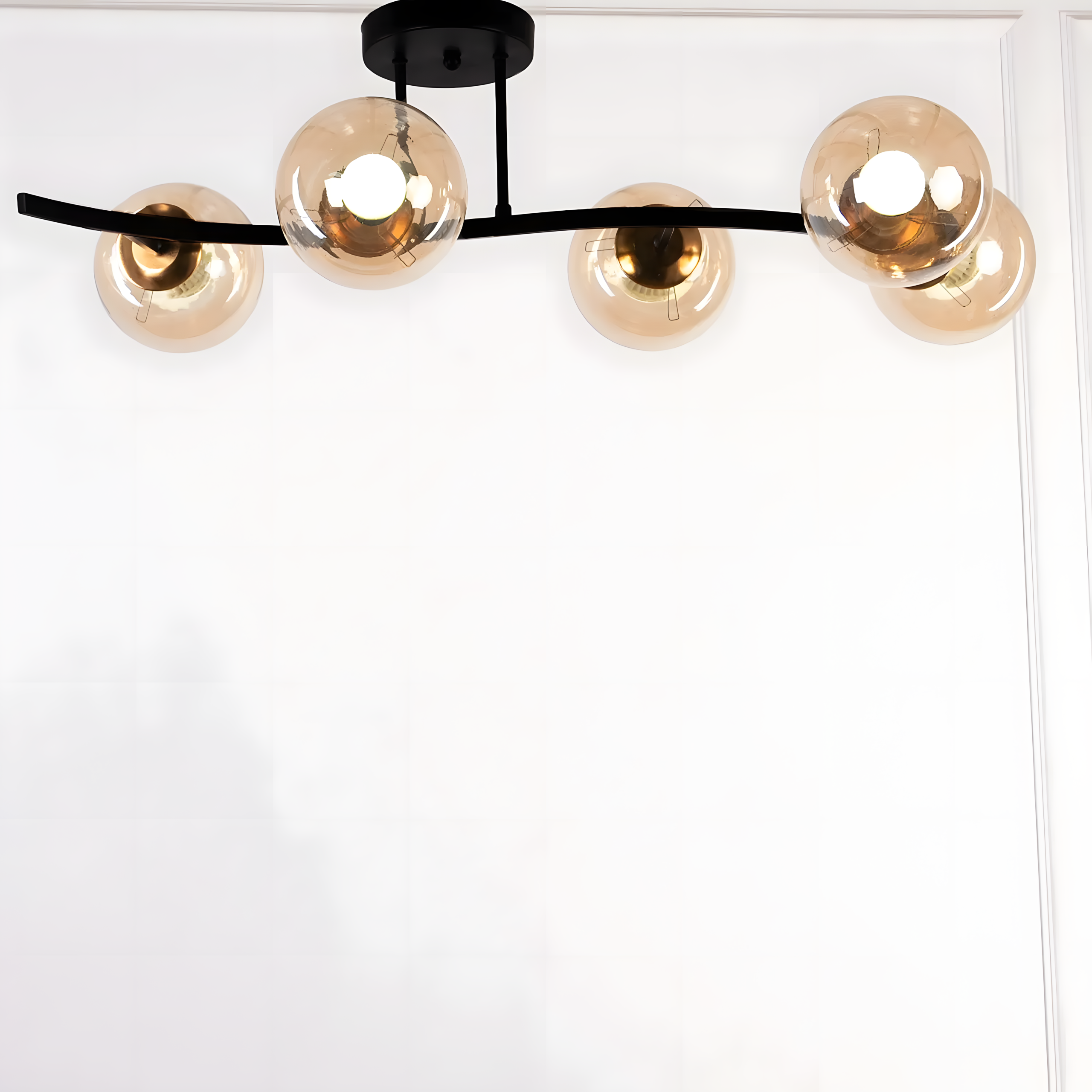 Modern 5-Light Wide-Coverage Chandelier