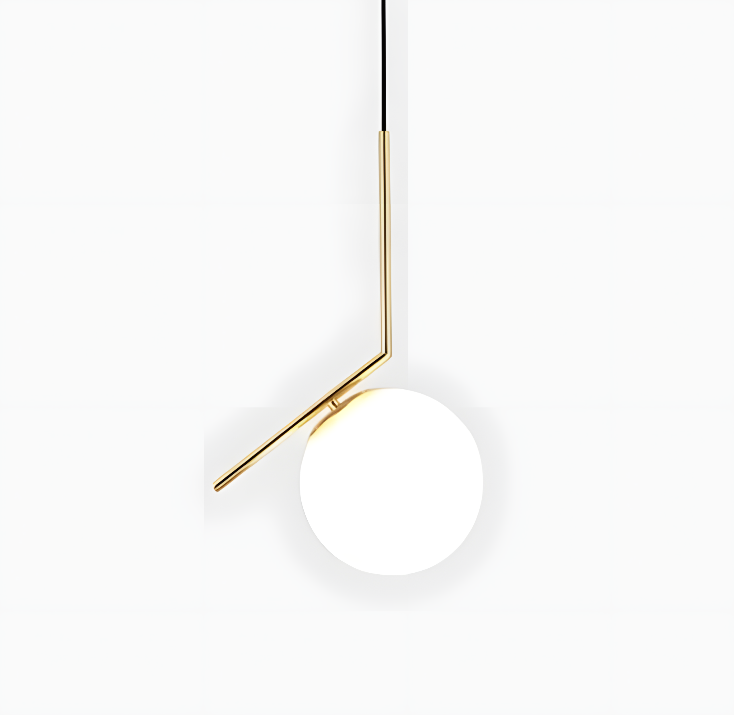 Sleek 1-Light Glass Slim Pendant