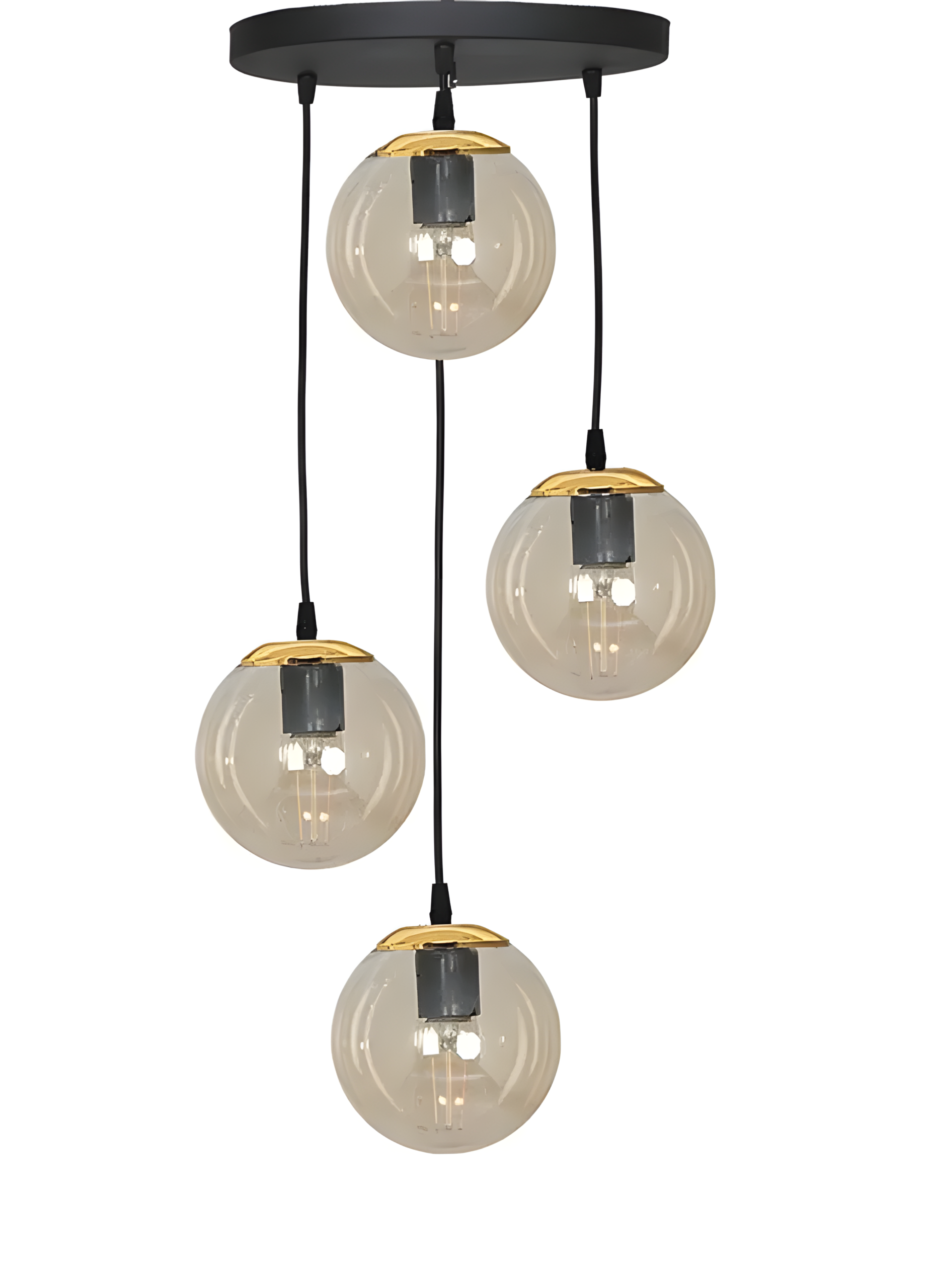 Modern 4-Light Chandelier