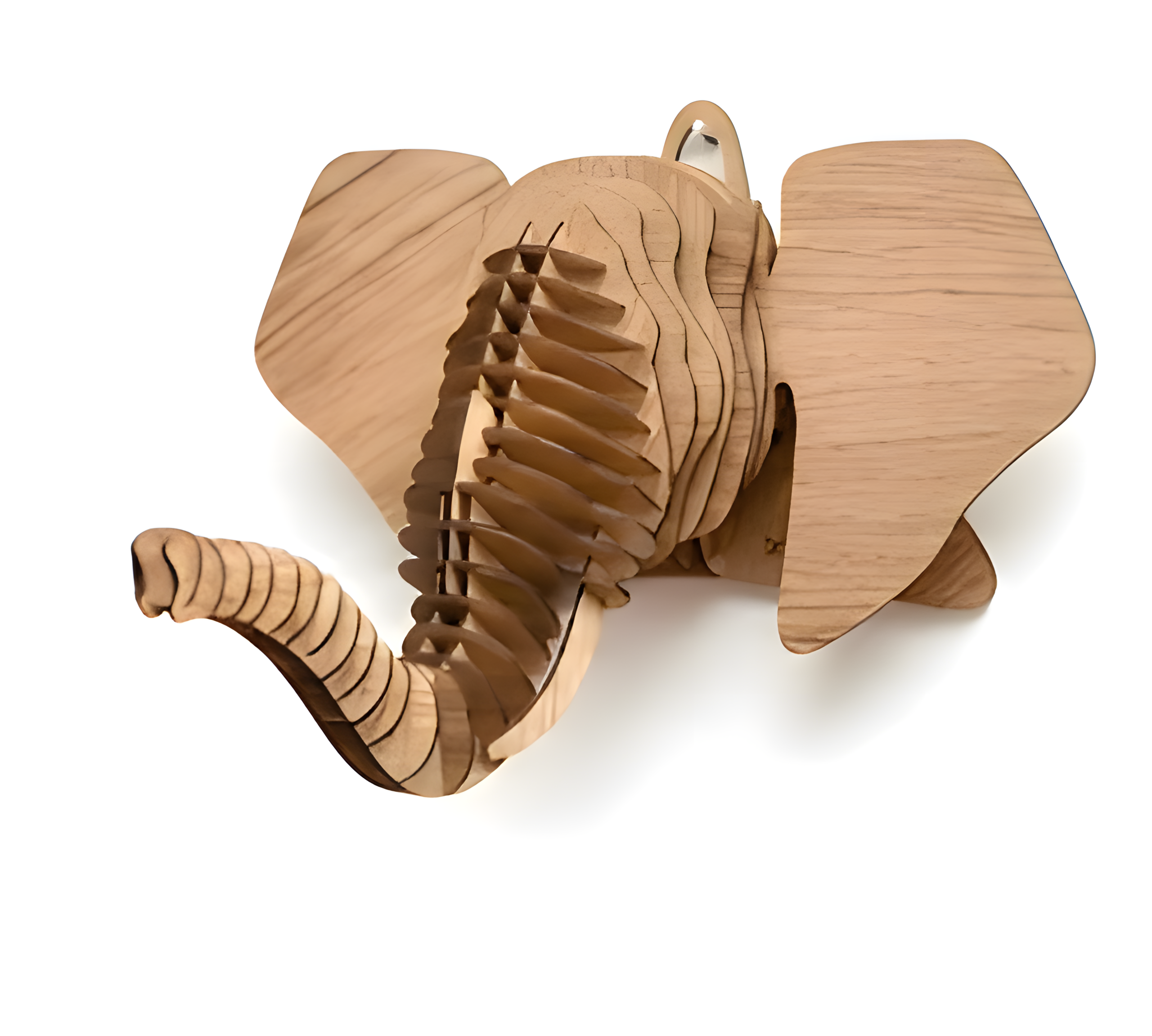 3D Elephant Head Wall Art
