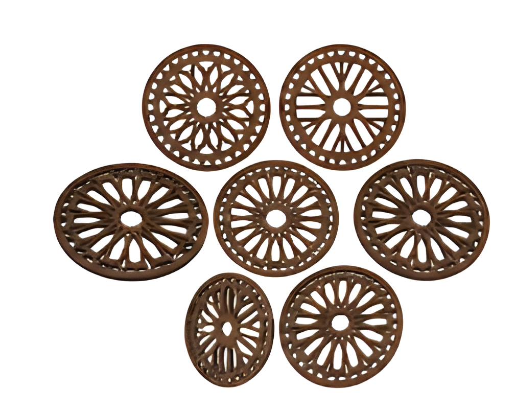 Round Laser Cut Coaster Set