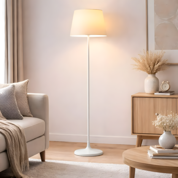 Modern Floor Lamp - Beige