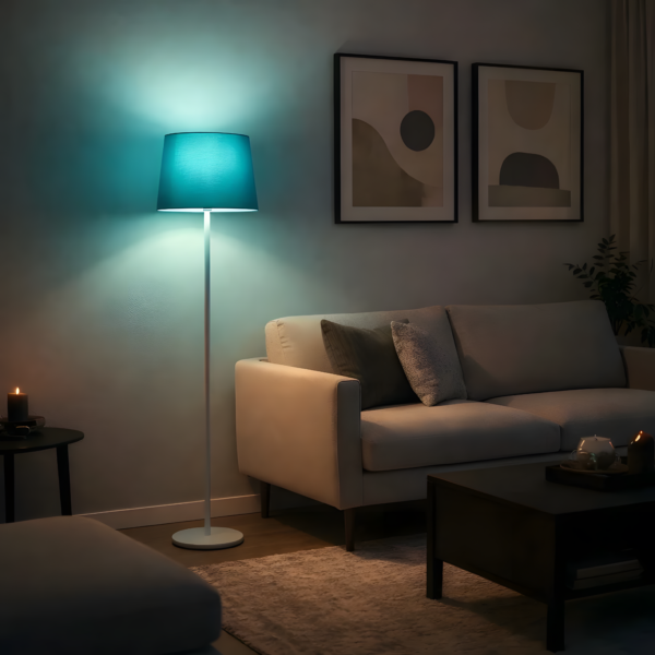 Modern Floor Lamp - Terquaise