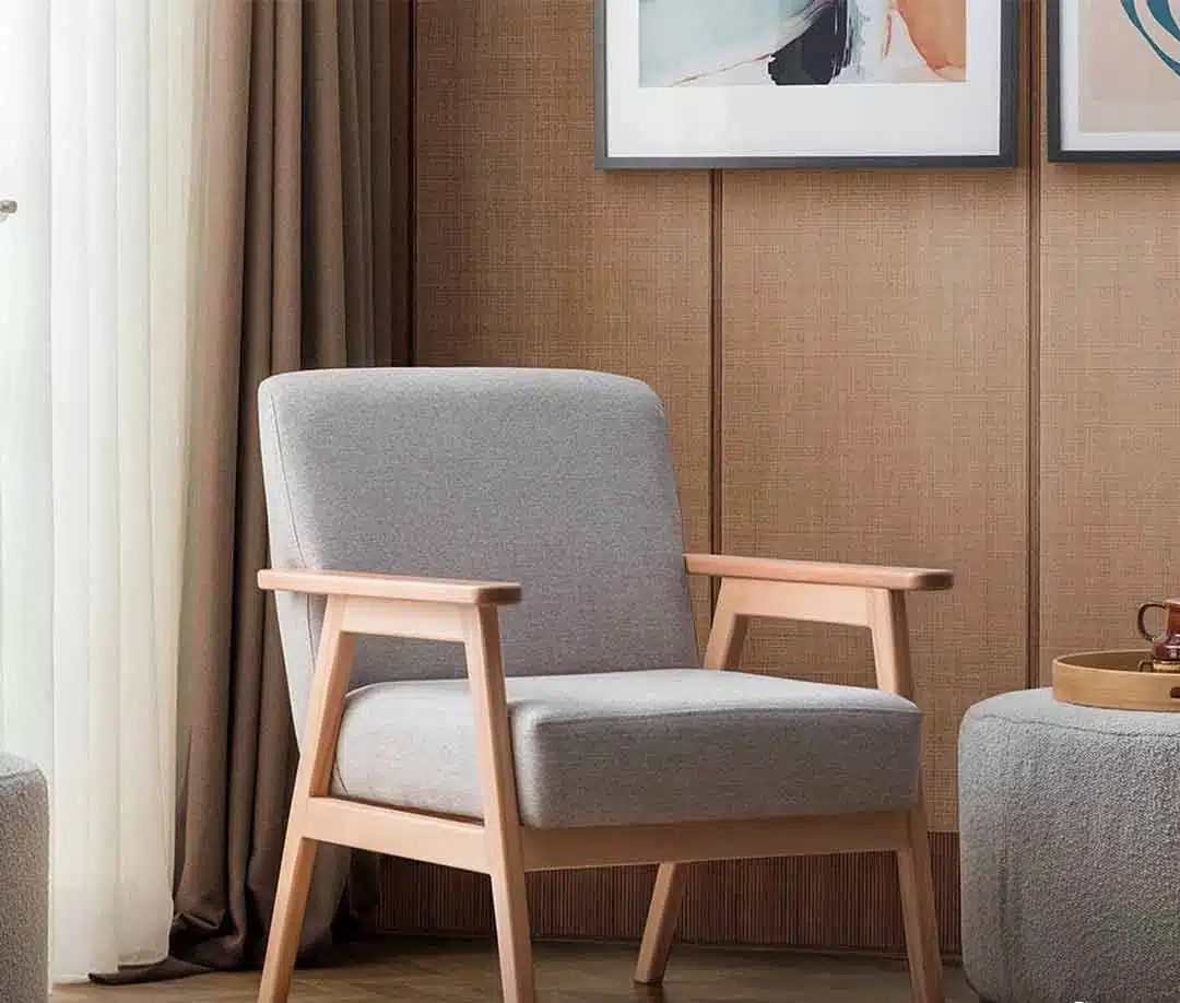 Modern Wooden Armchair