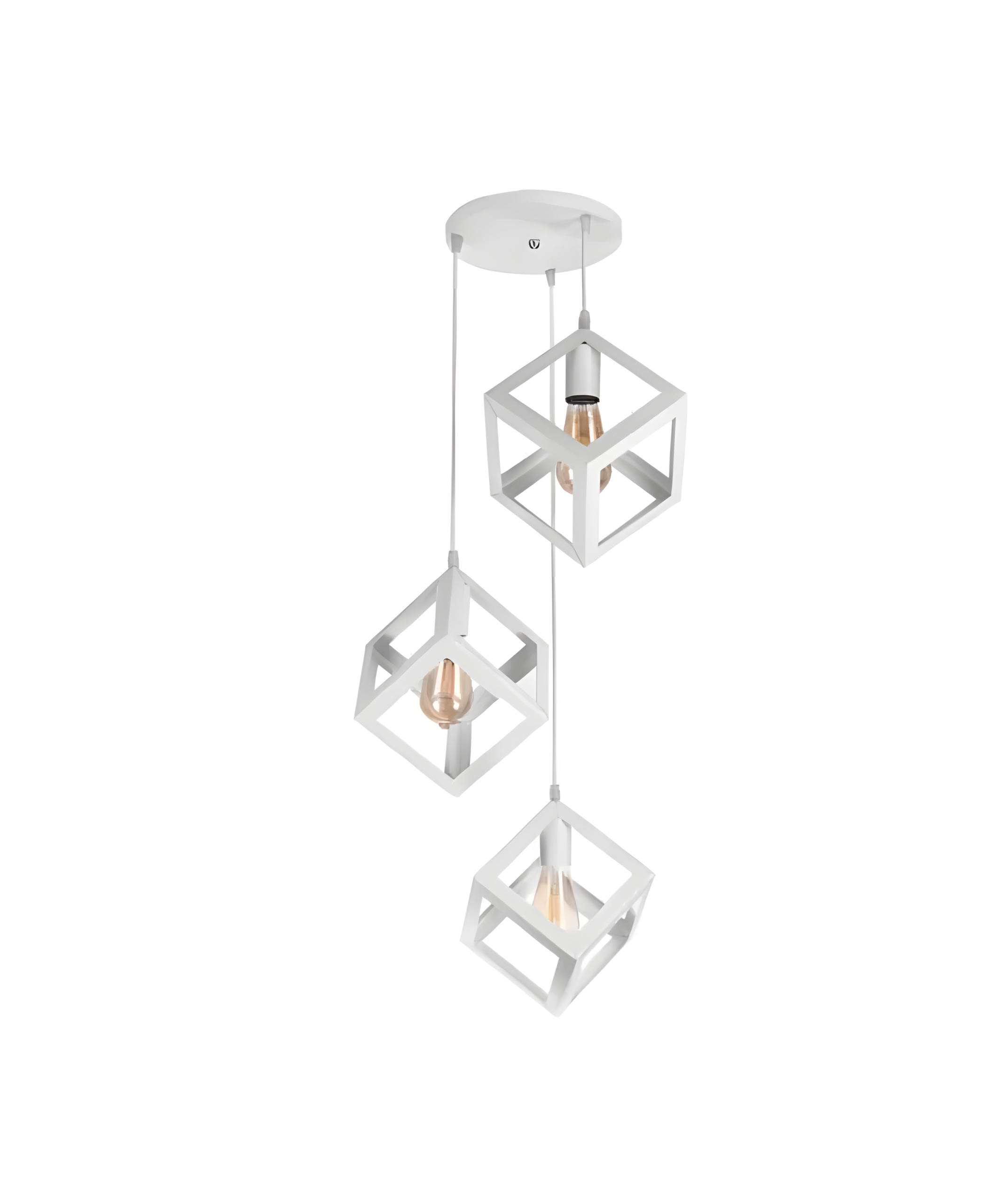 Sleek 3-Light Minimalist Chandelier - Image 2