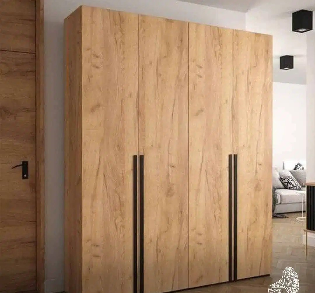 Modern Light Oak Bedroom Wardrobe