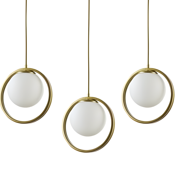 Sophisticated 3-Light Pendant Light - Gold