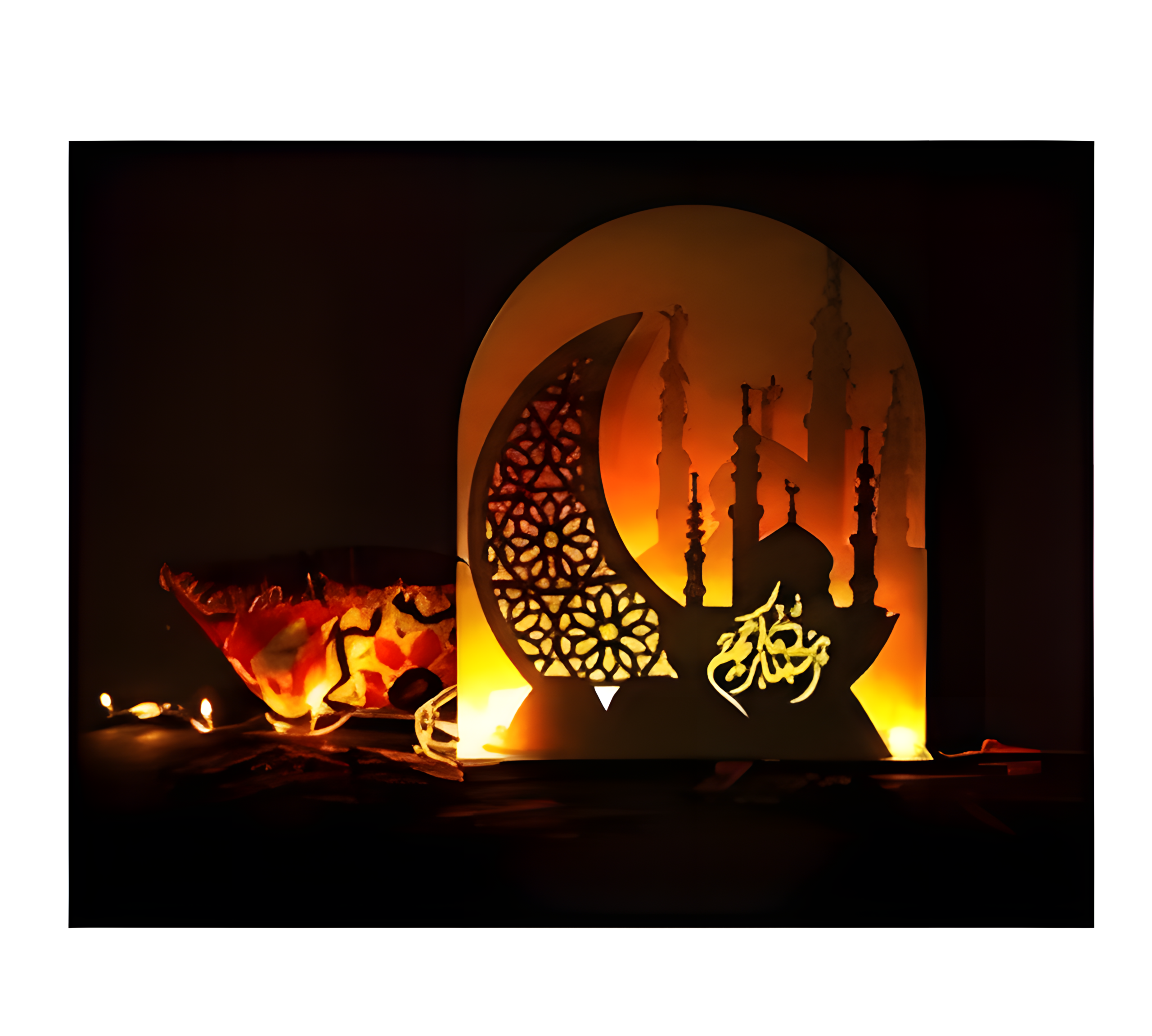 Layered Ramadan Table Decoration