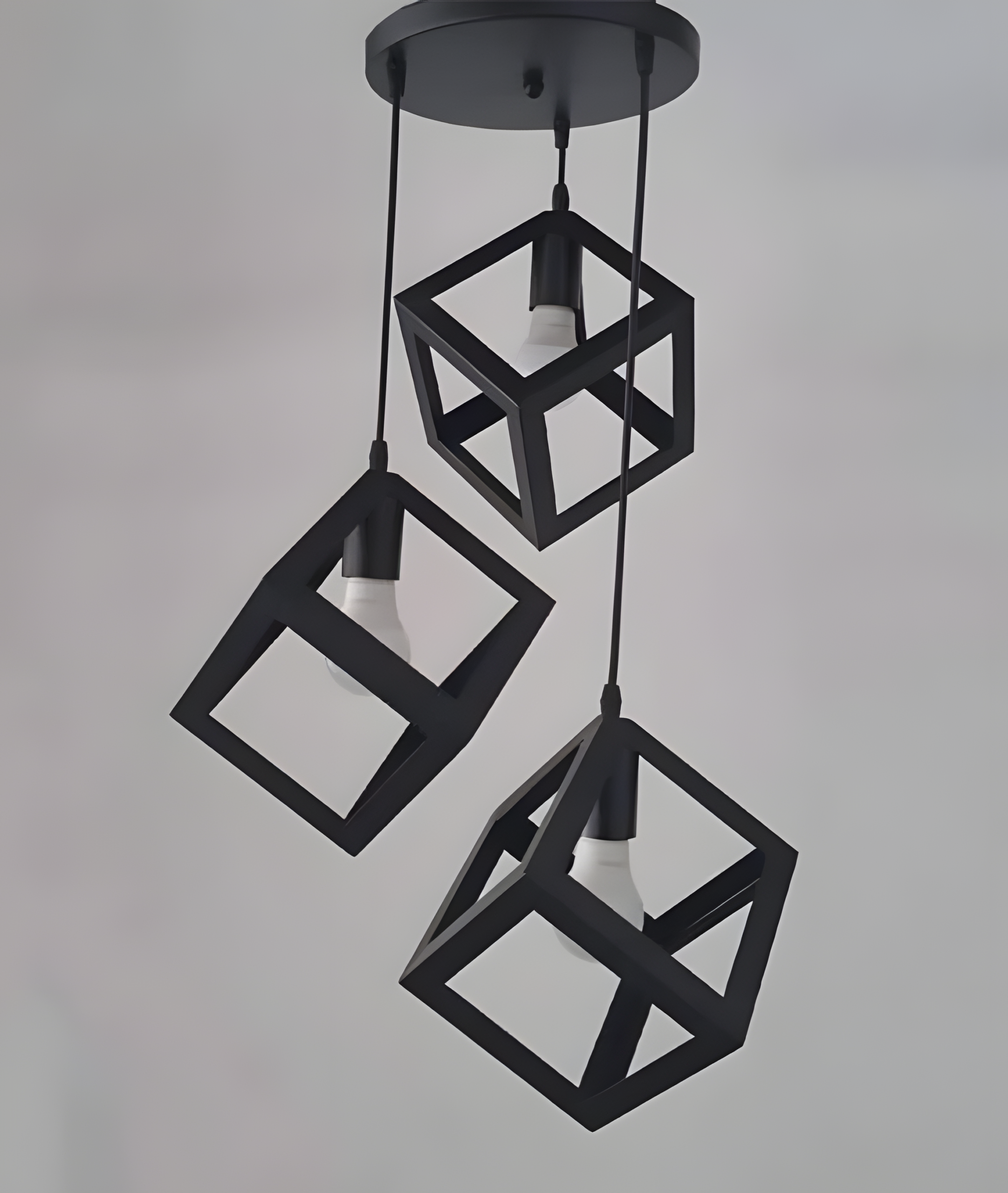 Sleek 3-Light Minimalist Chandelier