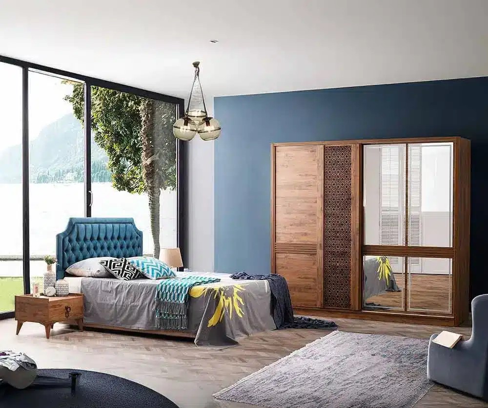 Modern 5-Piece Wooden Master Bedroom Set - VL-RT-87687