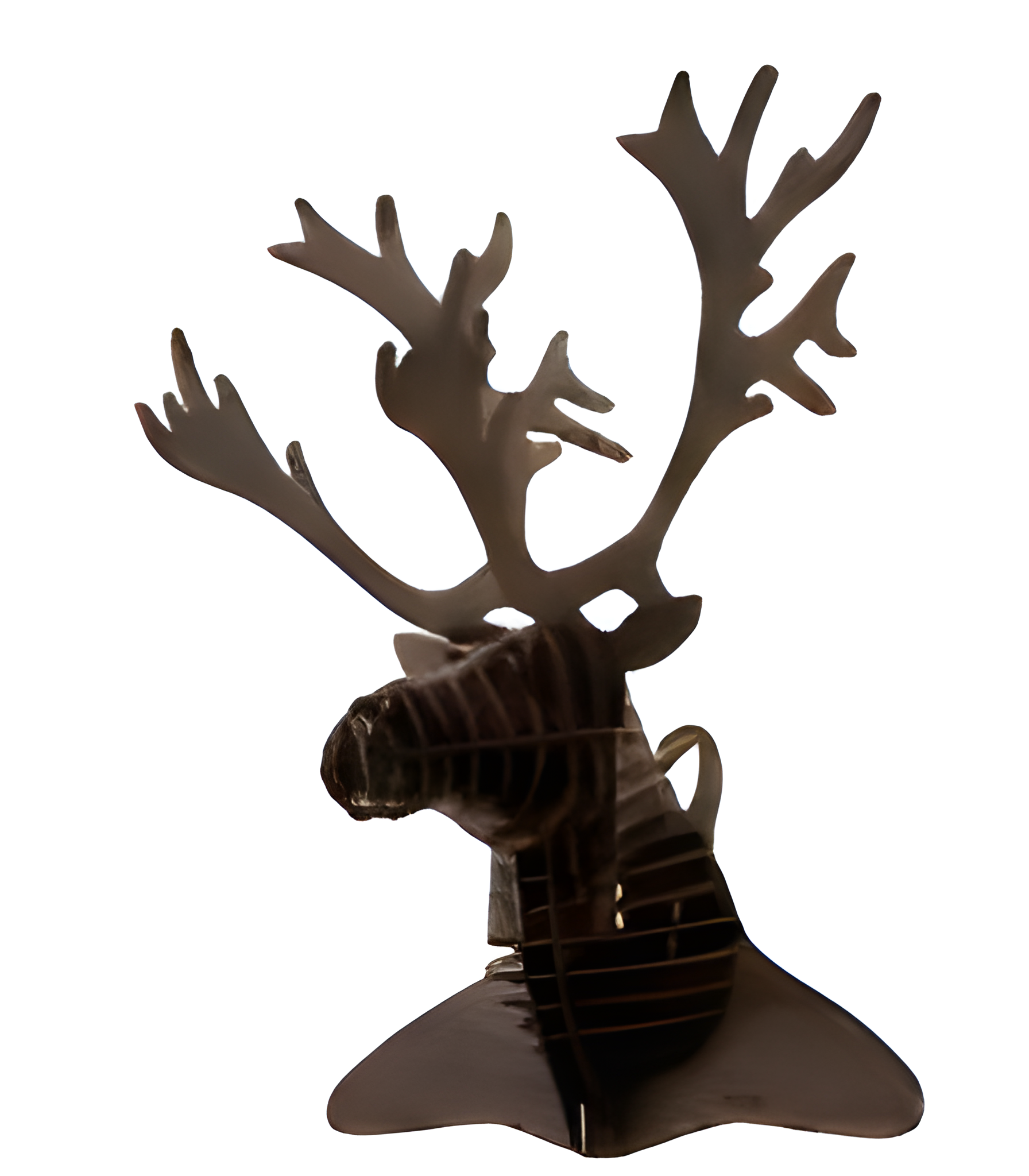 3D Reindeer Head Wall Art