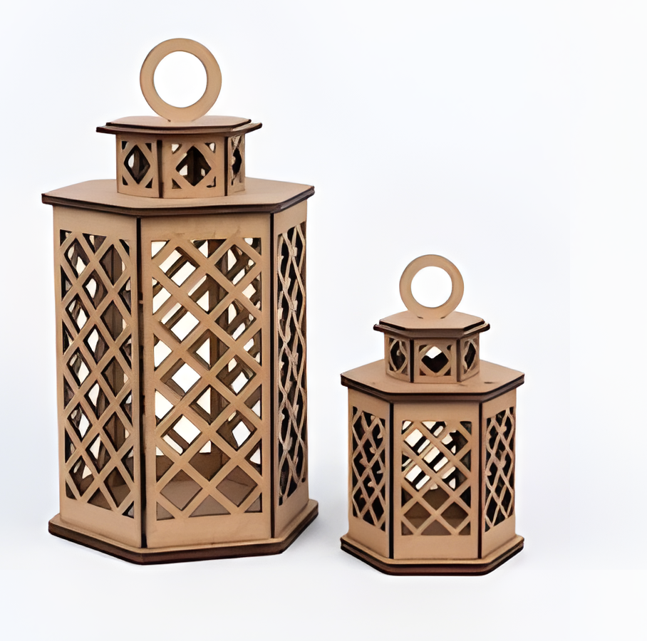 Hexagon Decorative Fanous