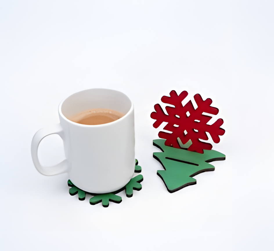 Snowflake Coaster Set