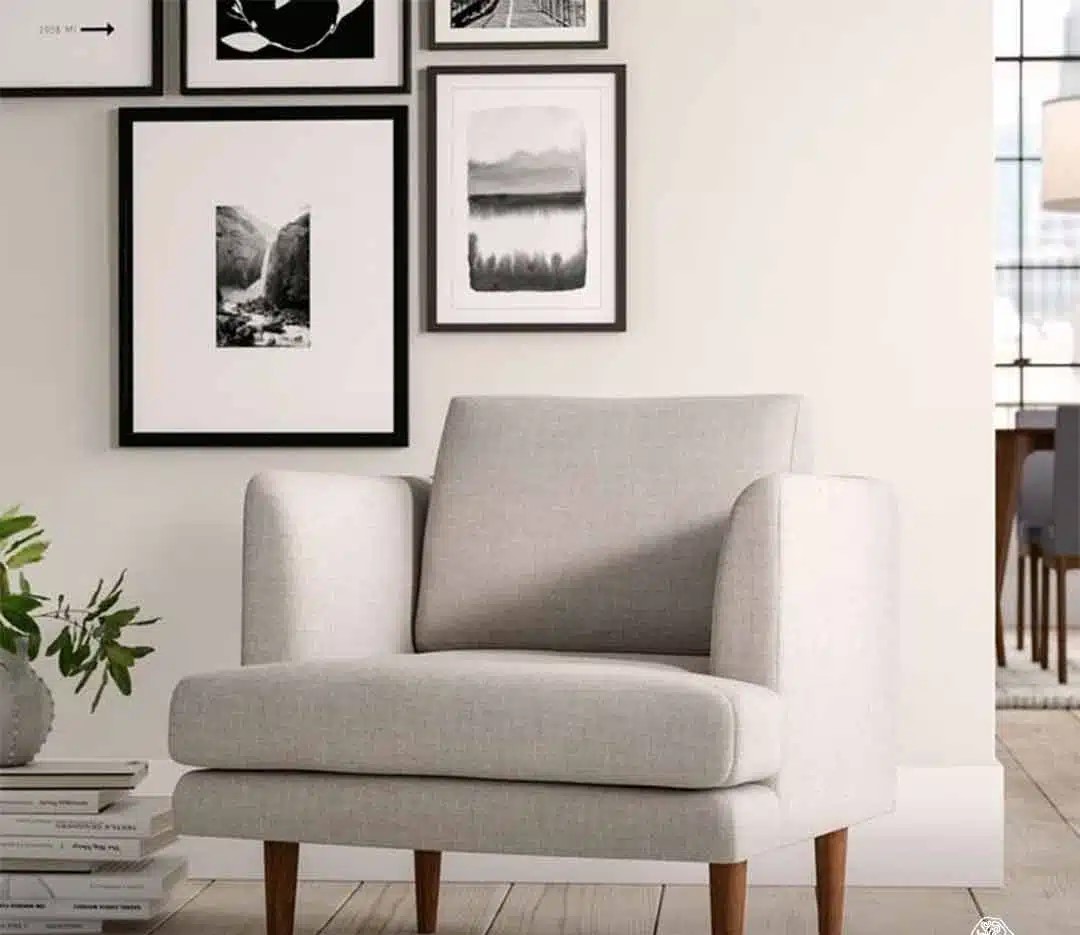 Modern Upholstered Accent Armchair